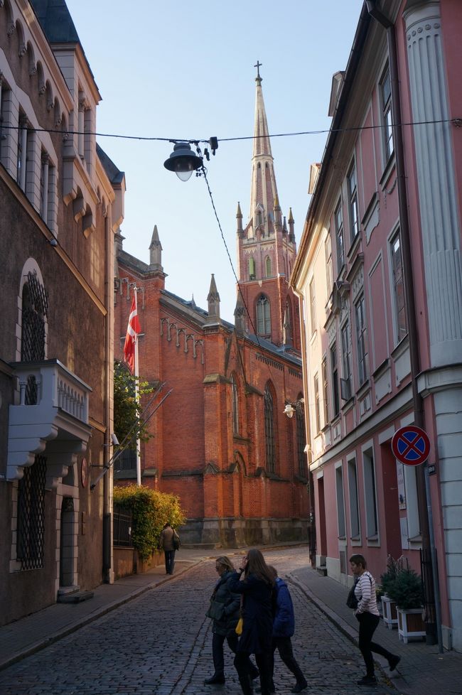 聖ガートルード旧教会<br />煉瓦造りのカトリック教会<br />現在はドイツ系住人のためのコミュニティの場所としても使われている