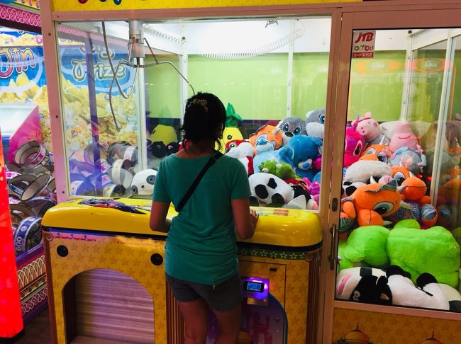 大きなぬいぐるみのUFOキャッチャー★