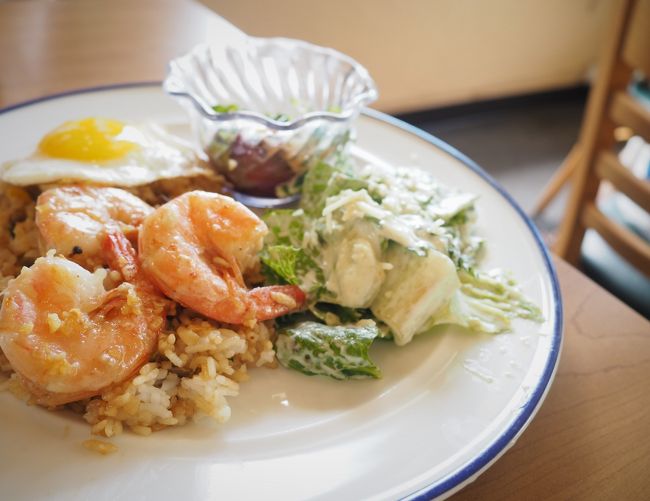 限定メニューだったような・・・・？フライドライスとガーリックシュリンプ