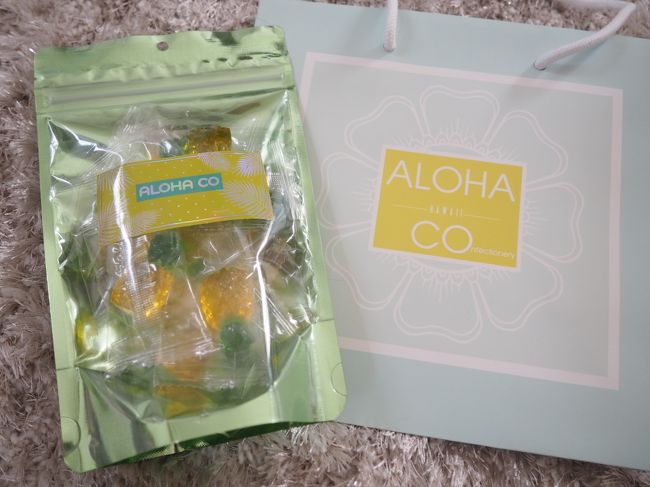 可愛いパイナップルのグミ。このお店だけのオリジナル商品かと思ったけど、ABCストアでも他のショップでも販売されていました(￣Д￣;) ガーン