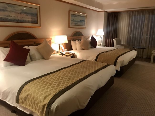 ベッドルーム。キング×2です。