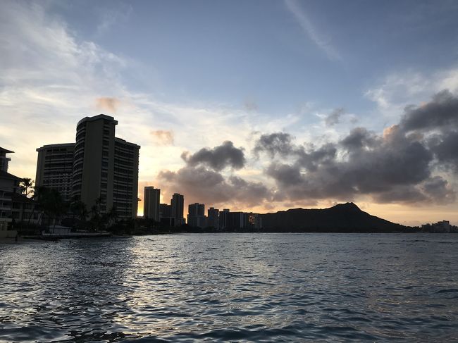 朝焼けも美しい