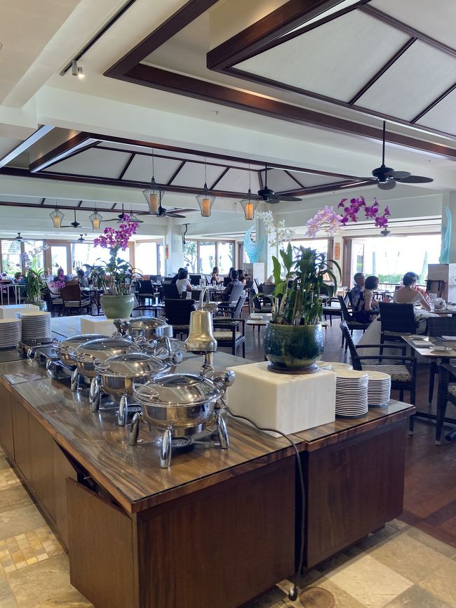 昼食なので、ビュッフェはありません。<br /><br />トロリーをちゃんと調べておけば、朝食の時間に間に合ったかもしれないな。