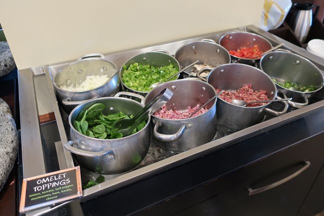 オムレツの具ラインナップ。