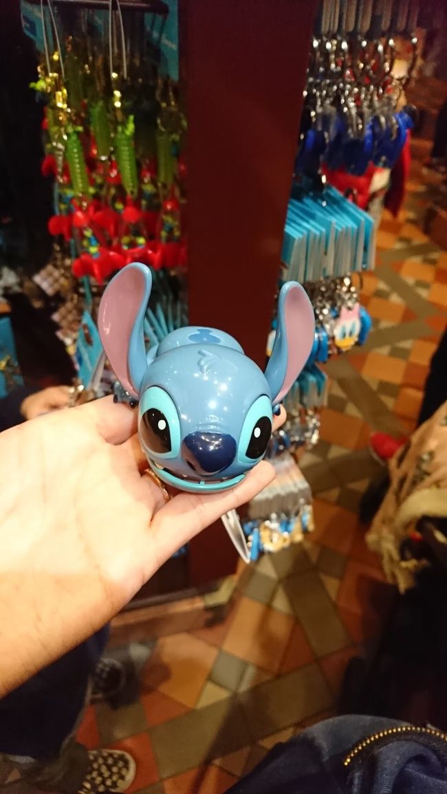 スティッチのキーホルダー<br />