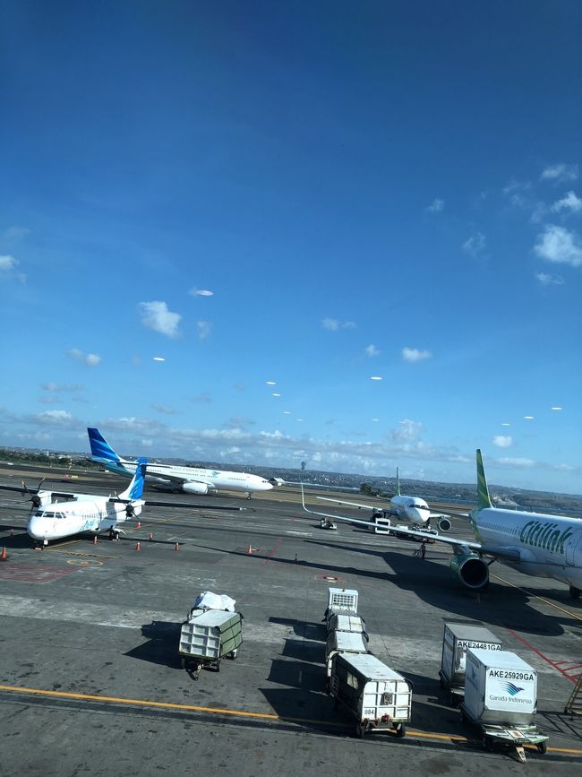 バリ島ともお別れ。毎日晴れて最高の滞在でした。