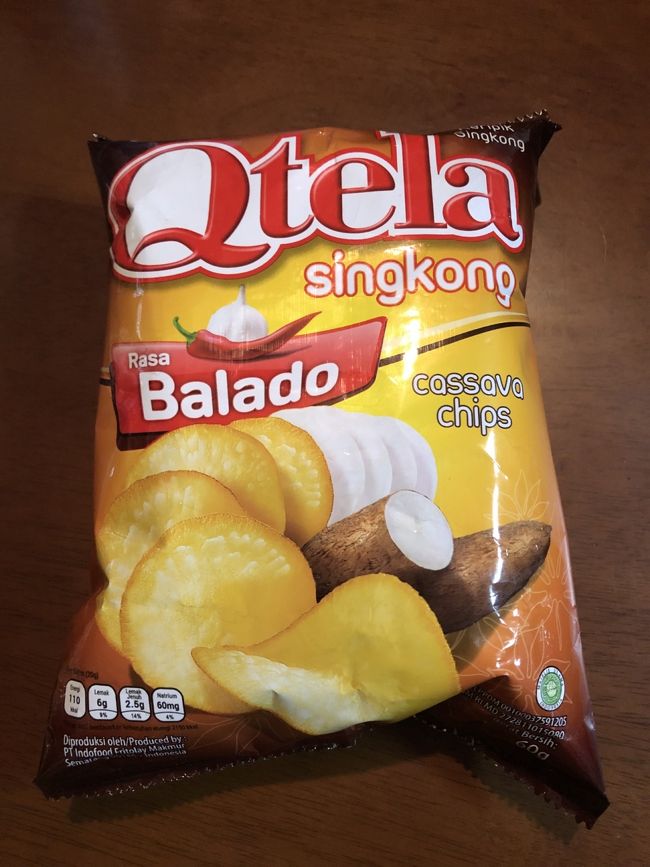 日本では見かけないキャッサバチップス。これかなり美味しいです！！！