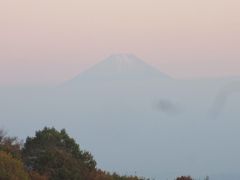 遠くに富士山が見えた。

霞んじゃってるけれど・・・