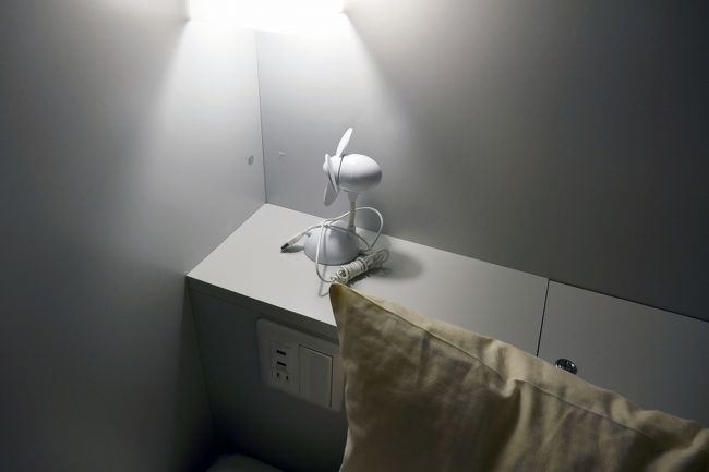ミニ扇風機つき。