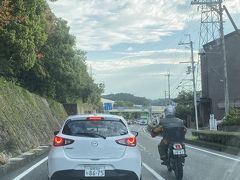 相変わらず混雑している京滋バイパス側道。