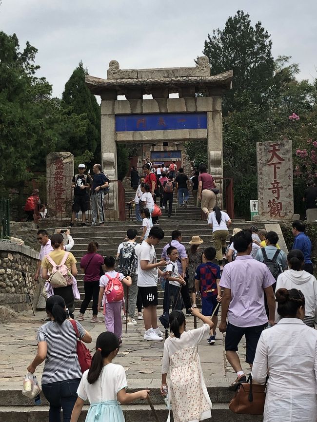 登山の始まりは森の中で右手に川がありましたが<br />ひたすら木の中を歩くと言う感じでした