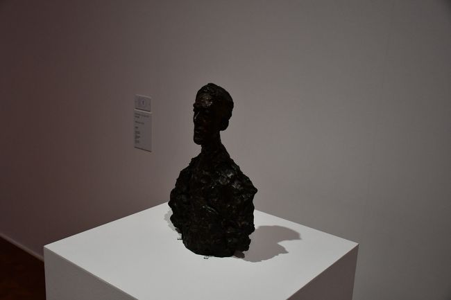 ジャコメッティ展の展示