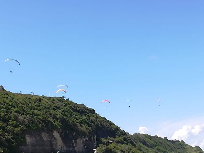 写真では見ずらいですが、たくさん飛んでます。<br /><br />絶対気持ちいいはず！！<br />高いとこ飛びたい（＾＾）