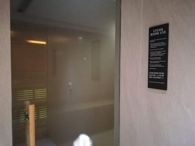 スチームサウナもありました。