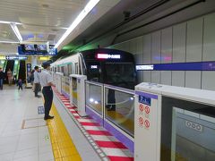 14日朝、通常運行されていた東京メトロ半蔵門線に押上駅で乗り換えで二子玉川へ向かいます。