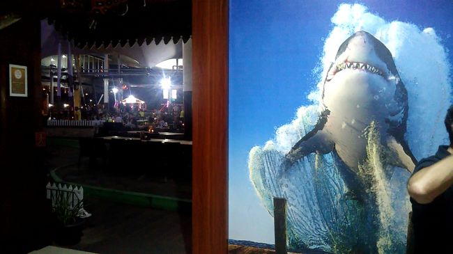 魚は係の人にすくってもらい、専門レジへ。そこで調理法を相談。エビはバター・ガーリック揚げ、魚はサンバルソースでピリ辛に。注文したら席へ案内されます。