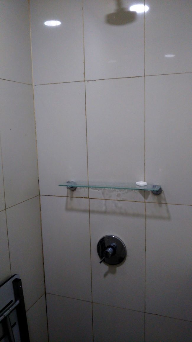 スーツケースにシャンプー＆リンスを入れて預けてしまいましたが・・・おお神よ！光り輝く石鹸×１を発見！感謝！たっぷりお湯を浴びてゴキゲンです。垢すりタオルはありましたので、身体を隅々まで洗えました。持参していたタオル１枚で難なく体をふき取り、さっぱりです！