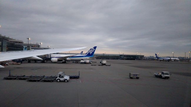 羽田空港に着陸後、無事ランプインです。