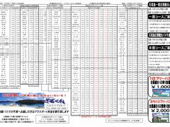 参考まで　東運輸時刻表です。バスを使う日は１日フリーパスをいつも購入します、大変お得なチケットです。バス利用者は川平湾のグラスボートの割引もありますよ。