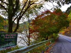 下原ダム周辺のこのあたりは「中山七里」と呼ばれる、知る人ぞ知る絶景の紅葉スポットであり、秋には飛騨川の美しい渓谷美と一緒に映える色彩豊かな紅葉風景を見つけることが出来るんですよねえ