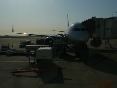 岡山空港到着・・乗ってきたA３２１です