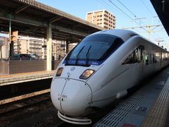 佐賀駅でかもめに取り替え