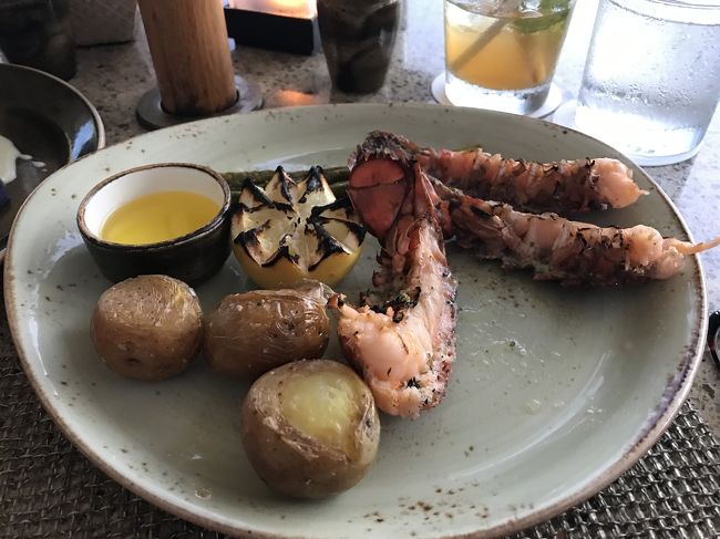 ロブスター、小さかった。