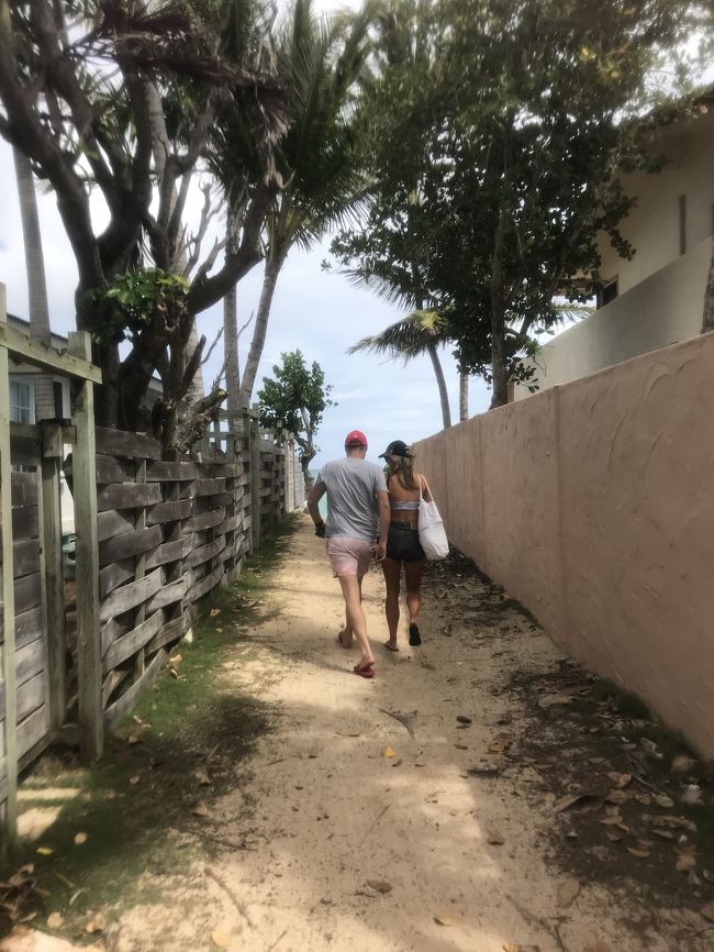 ラニカイビーチにも行きました。