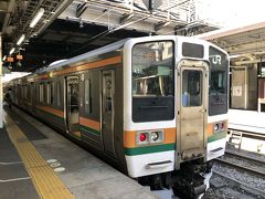 ホテルで一休み後、１５時前に高崎駅から両毛線で桐生へ向かいます。