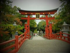 重要文化財です

正面の大鳥居は、立派でした。

春日大社（奈良）、厳島神社（広島）と並ぶ、三大木造大鳥居だそうです。