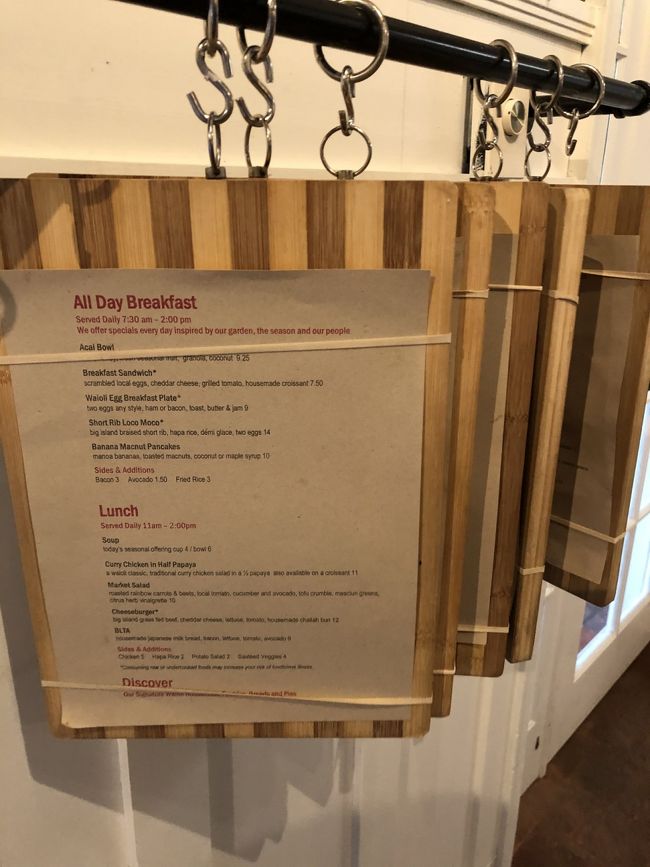 メニューはこんな感じで吊ってます。