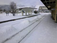 翌朝路線バスで、JR上川駅に。私は極力タクシーは使いたくないので。。。。タクシー代の分1円でもうまいものに予算をまわしたいので