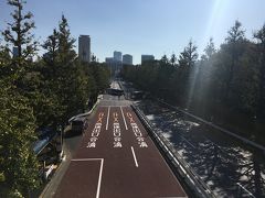 JR信濃町駅を降り会場に向かいます。