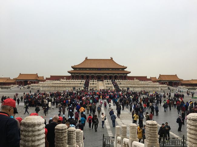 この大きさ伝わりますか？<br /><br />映画ラストエンペラーで、家臣たちが小さな溥儀に対して一斉にひれ伏す場面。この場所なんです。<br />日本と関係のある方のお話で、かつあまり幸せなお話ではないですから複雑な心境になりました。<br />また、オーディオガイドでも実際のお話として流れていましたが、内容が悲しくて。