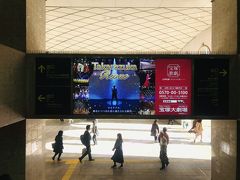 宝塚駅で改札を出た後、エスカレーターではなく階段を使って。

こちらにも宝塚の大きな広告があります。