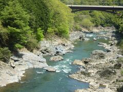 亀岡駅で降りて保津川下りの乗船場へ。