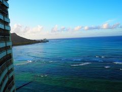 ハワイの旅　二日目（9/10）

目覚めの海！

日の出は見えませんが、今日も良いお天気になりそう！
