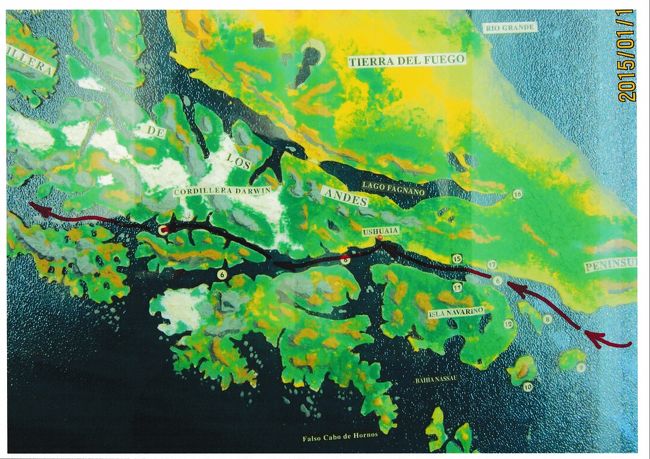 南米最南端に位置するビーグル水道