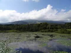 黒姫高原から妙高高原に移動
いもり池を１周して時間調節
妙高山は上の方が雲の中、今回は２日目も隠れていました