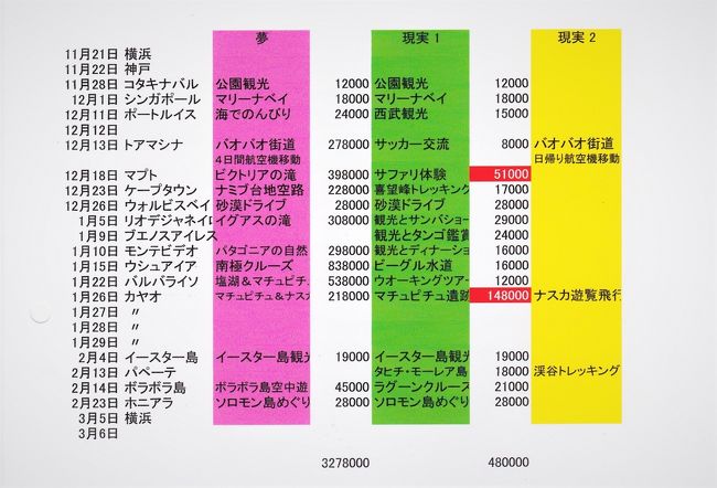 夢のオプションを集計するとプラス３３０万円で～す！！！
