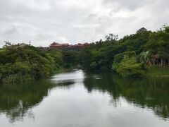 龍潭。
首里城公園の北側の人工池です。

ここから見える首里城が良い感じです(^-^)