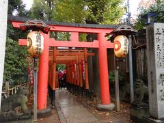 赤い鳥居が並ぶ花園稲荷神社はやはり外国人観光客に人気でした～。
