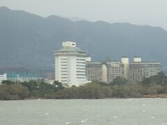 琵琶湖と宿泊したホテル