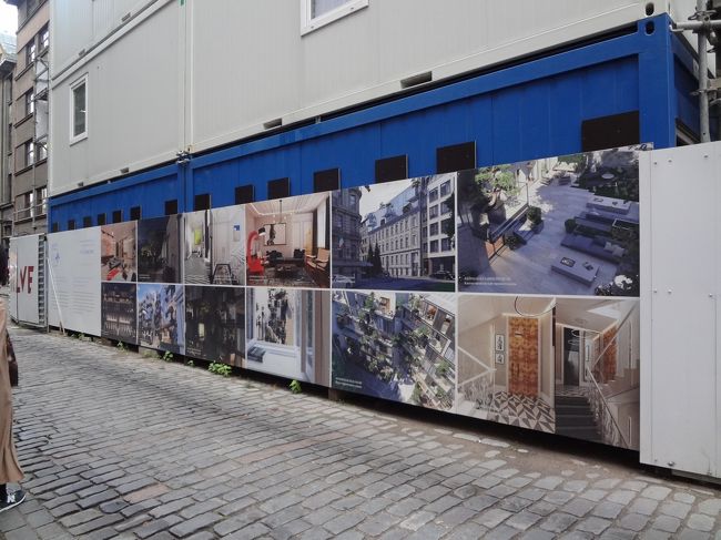 中には、全面改修中の建物も。<br />出来上がったら見に来たいなぁ。