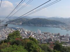 ロープウェイに乗って下山