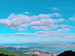 青空と琵琶湖がキレイに見渡せました!