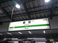 ギリギリ日付が越える前までに東京駅に到着しました。