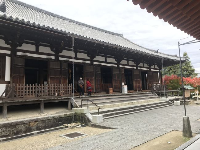 はやる気持ちを抑えて、まずは東院堂へ。<br />薬師寺は薬師三尊像の印象が強いですが、こちらにいる聖観世音菩薩も白鳳時代のもので圧巻ですよ！<br />