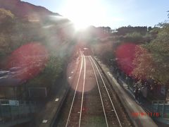 赤城山の2つの赤城神社にお参りして、わたらせ渓谷鉄道が走っている
神戸駅にきました。
ホームには自由に入れました。
