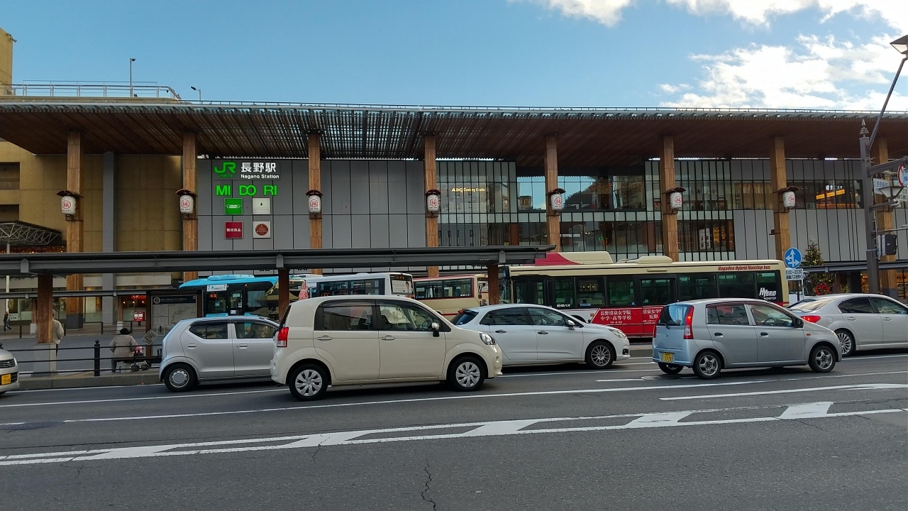 JR長野駅。